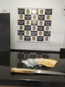 GCM de São Manuel efetua prisão em flagrante de dois indivíduos após roubo a mão armada em uma sorveteria no centro da cidade.