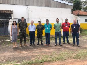 Coronel responsável pelo TG realiza visita de inspeção em São Manuel