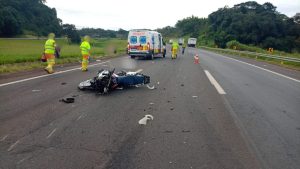 Motociclista morre em acidente na Rodovia Castello Branco em Itatinga