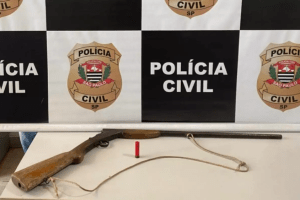 Polícia Civil apreende espingarda que teria sido usada durante ameaça em Avaí