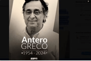Antero Greco, jornalista esportivo, morre em SP aos 69 anos