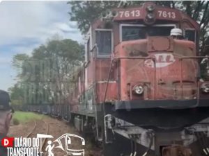 Furto de barras de trilhos em São Manuel resulta em “abandono” de trem de carga na estação Rodrigues Alves