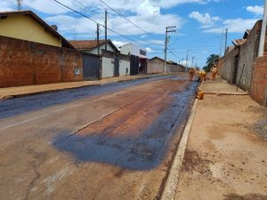 Prefeitura realizou operação tapa-buraco neste sábado em São Manuel