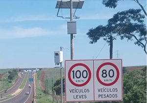 Radares de velocidade começam a operar em trecho da SP-255 entre Jaú e Barra Bonita