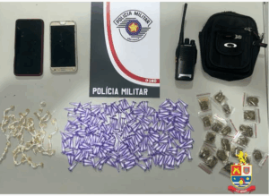 Polícia prende homem por tráfico de drogas em São Manuel
