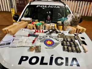 Homem é preso por tráfico de drogas e posse ilegal de arma em São Manuel