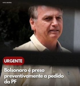 Bolsonaro é preso pela Polícia Federal em Brasília (DF)