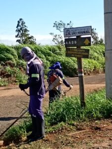 Mutirão de limpeza tem início em São Manuel com foco nos bairros Cohab III e IV