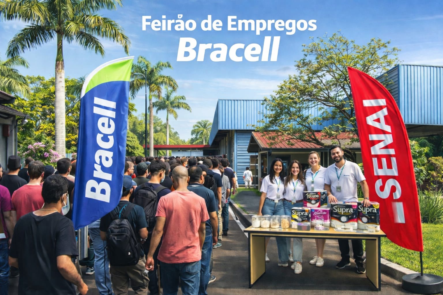 Parceria entre SENAI e Bracell promove Feirão de Empregos em Lençóis Paulista