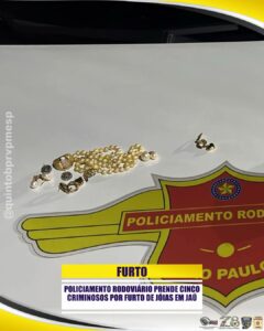Criminosos que furtaram residência em Jaú são presos pela Polícia Rodoviária na Castello Branco