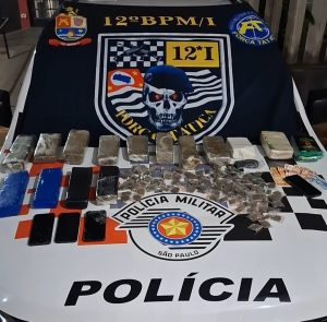 Força Tática apreende mais de 10 kg de drogas e prende traficante no Santa Mônica, em São Manuel
