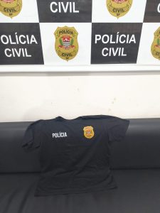 Homem é preso em Itatinga por usar camiseta da Polícia Civil