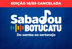 Nota oficial: cancelamento da próxima edição do Sabadou Botucatu (16/05)