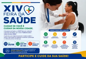 XIV Feira da Saúde levará serviços gratuitos e orientações à população na Praça do Bosque