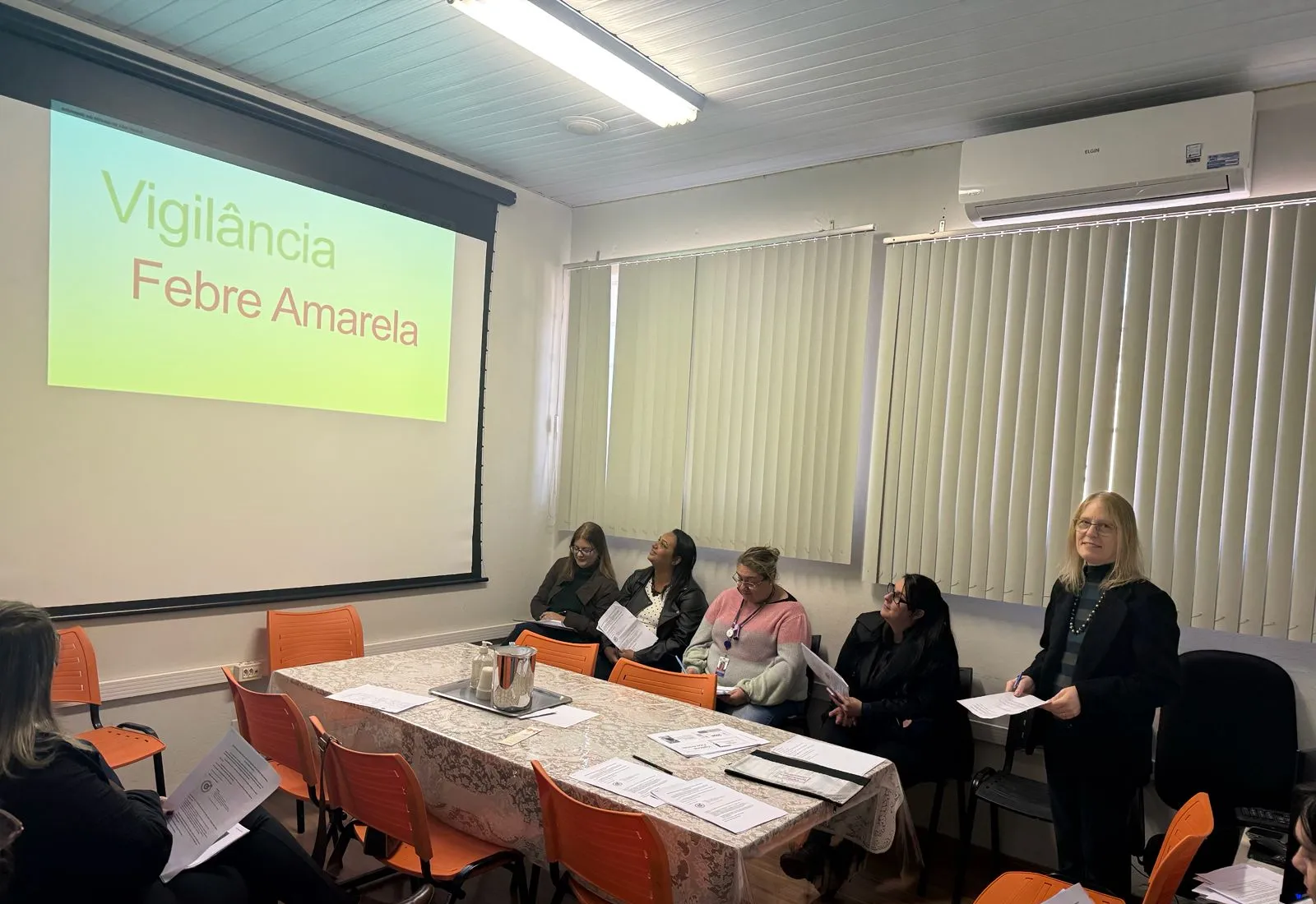 Saúde alerta sobre Febre Amarela e promove capacitação para profissionais da rede municipal