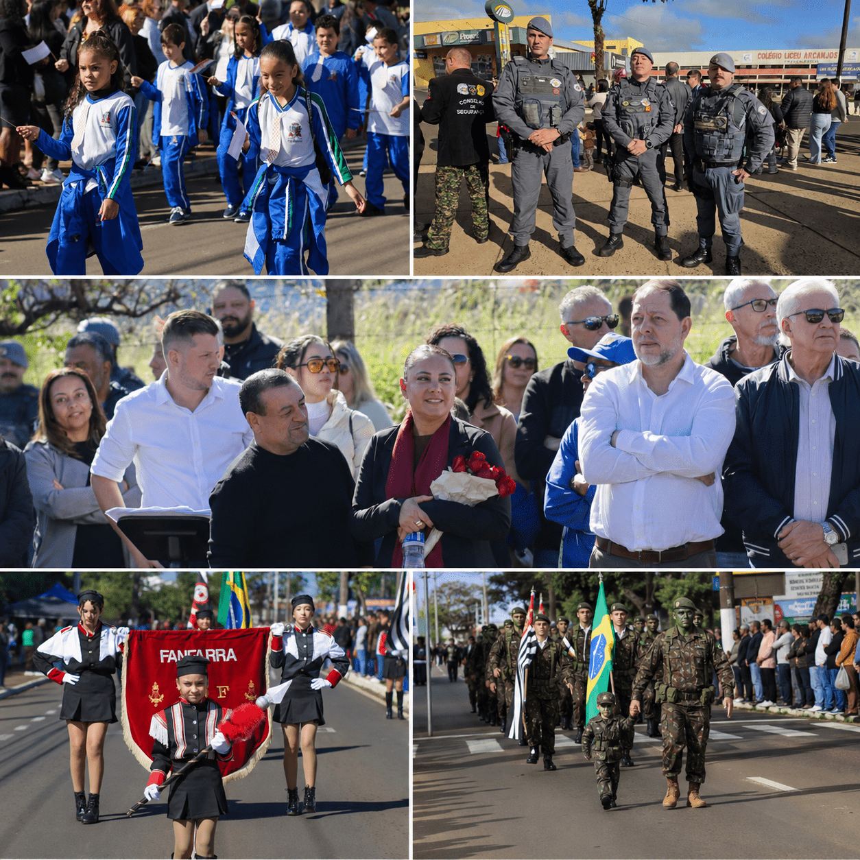 Desfile Cívico celebra os 156 anos de São Manuel com grande participação popular e diversas atrações