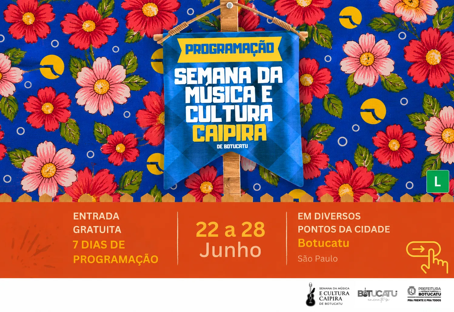 Semana da Música e Cultura Caipira 2026 celebra tradições, arte e identidade cultural com programação gratuita em Botucatu