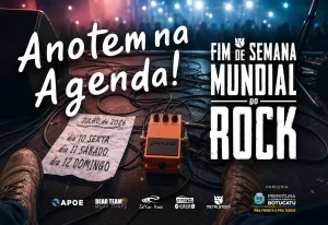Botucatu recebe programação do Fim de Semana Mundial do Rock entre 10 e 12 de julho