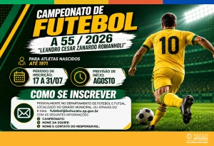 Campeonato A-55 abre inscrições e valoriza o futebol, a convivência e a qualidade de vida dos atletas de Botucatu