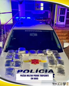 Motorista de carreta é preso com cerca de 30 kg de maconha na Rodovia Castello Branco