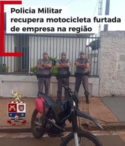 Polícia Militar recupera motocicleta furtada entre São Manuel e Areiópolis; veículo apresentava sinais de adulteração