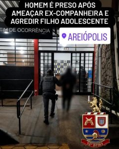 Homem é preso por ameaça e agressão no âmbito da Lei Maria da Penha
