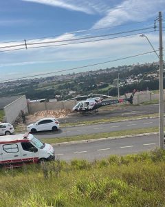 Ventania provoca acidente com paraquedistas durante campeonato em Boituva