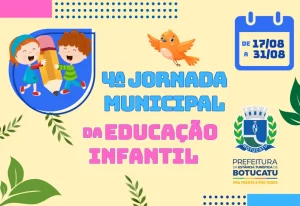 4ª Jornada Municipal da Educação Infantil aproxima escolas, famílias e comunidade em Botucatu