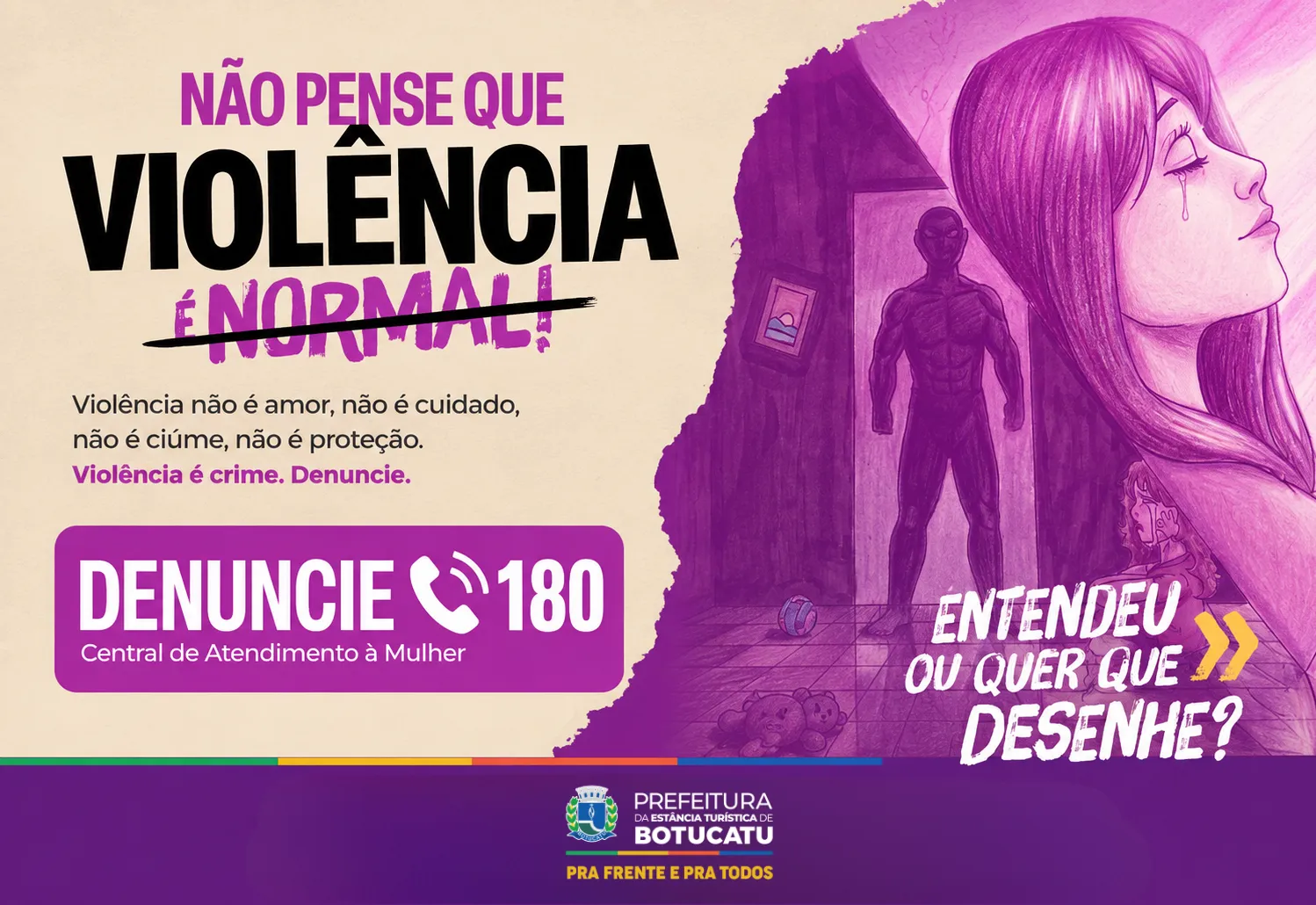 20 anos da Lei Maria da Penha: Agosto Lilás reforça a rede de proteção às mulheres em Botucatu