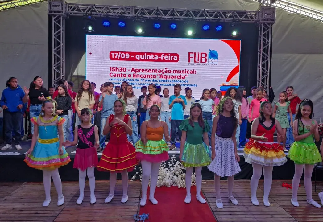 Alunos da Rede Municipal participam da 3ª Feira Literária de Botucatu