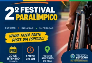 Botucatu recebe 2º Festival Paralímpico no próximo domingo, 20
