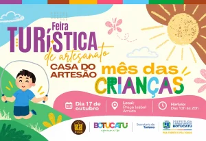 Prefeitura abre inscrições para expositores da Feira Turística do Mês das Crianças