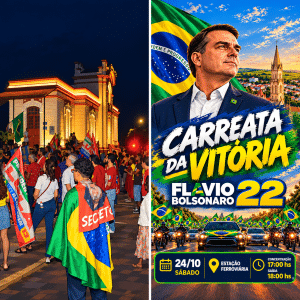 São Manuel registra manifestação pró-Lula e tem carreata da direita prevista para sábado