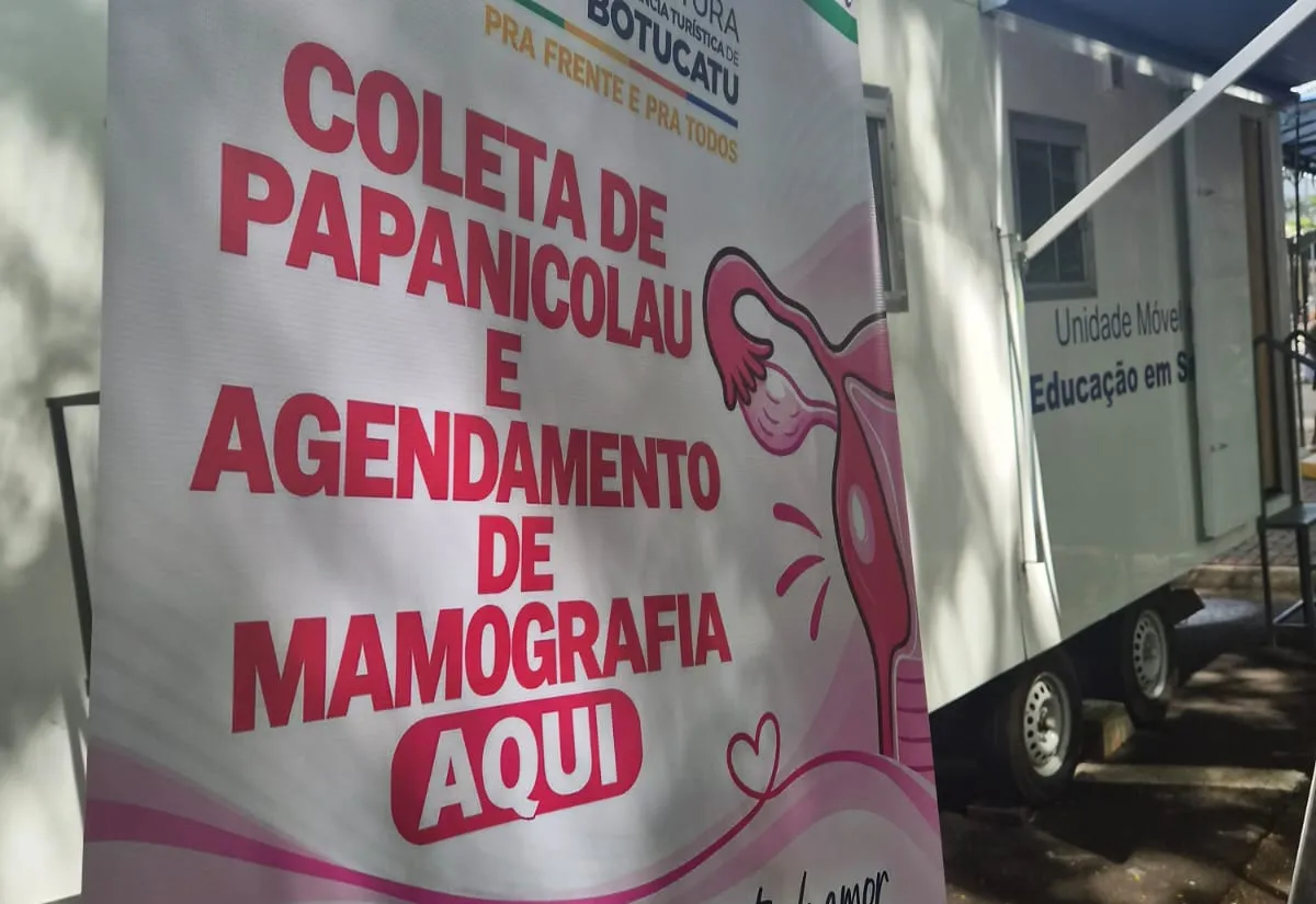 Outubro Rosa: campanha Vitrine Rosa leva exames preventivos e agendamento de mamografias a diferentes pontos de Botucatu