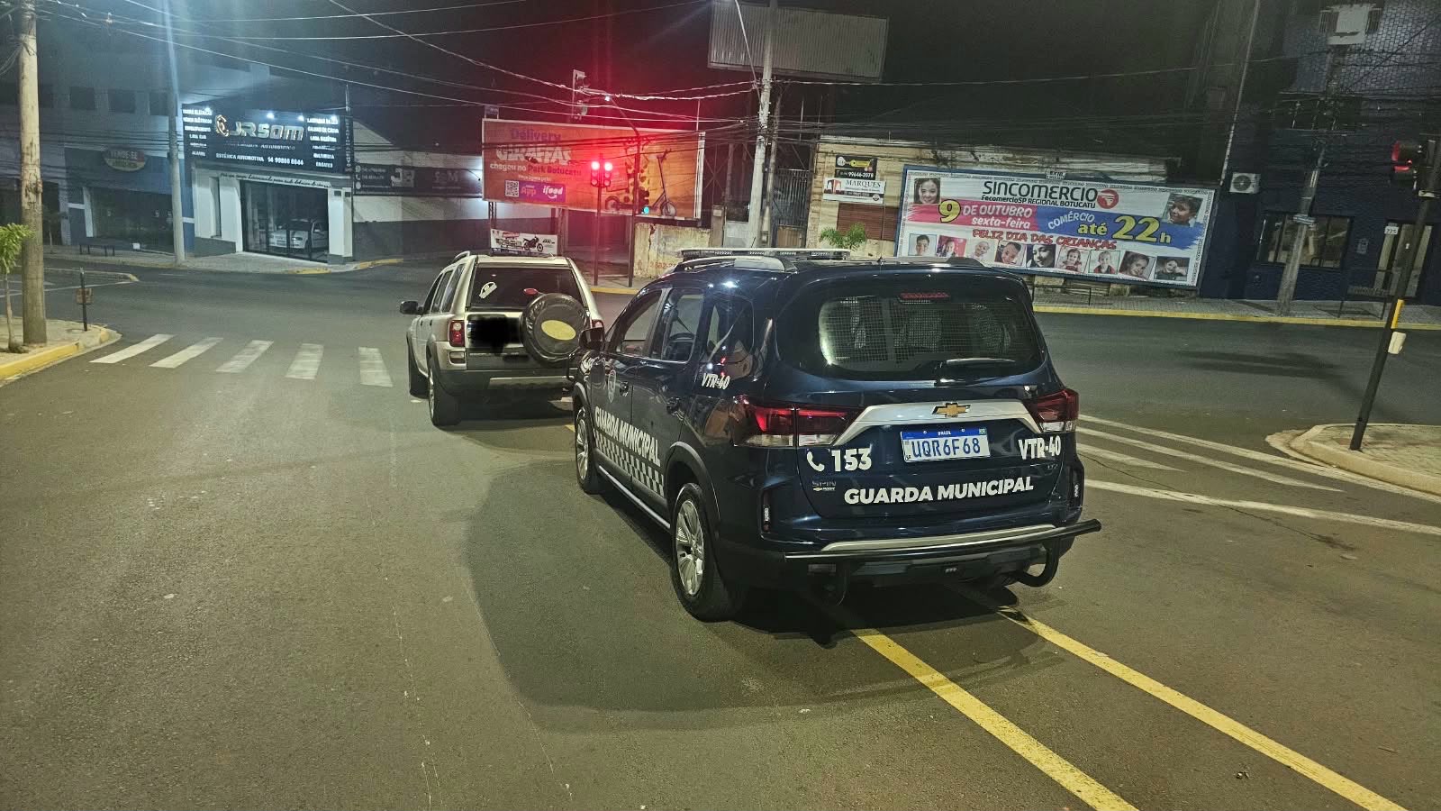 Motorista é preso por embriaguez ao volante no Centro de Botucatu