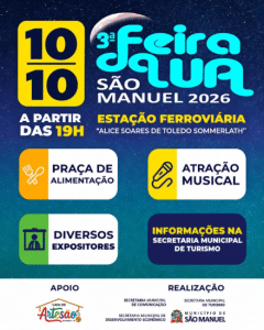 3ª EDIÇÃO DA FEIRA DA LUA ACONTECE NESTE SÁBADO, 10 DE OUTUBRO