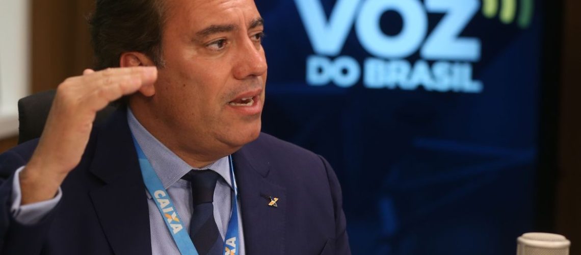 O presidente da Caixa Econômica Federal, Pedro Guimarães é o entrevistado no programa  A Voz do Brasil.