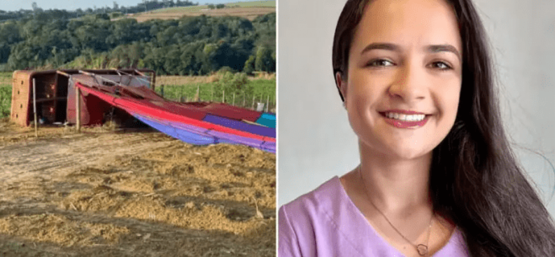 (Foto: Letícia Paris/TV Tem e reprodução redes sociais)